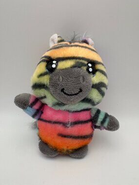 Jazwares Russ Lil Peepers Rainbow Zebra Wave 1 4” 2024 Stuffie (SKU: 847TO)